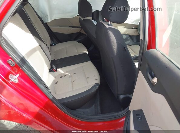 3KPC24A65NE154364 2022 HYUNDAI ACCENT Red VIN კოდის სტიკერის ხედი