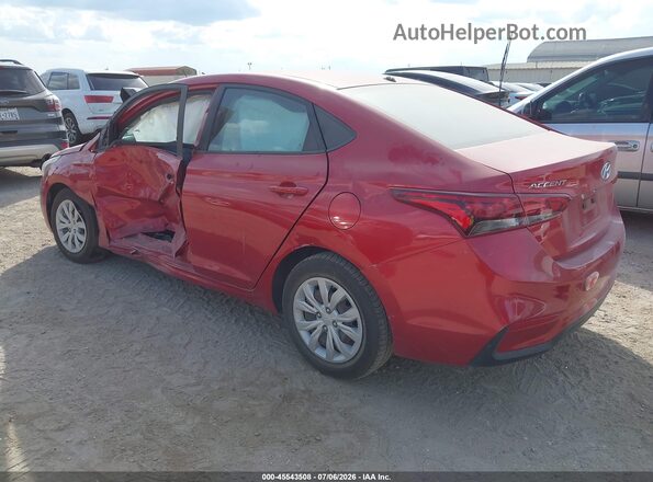 3KPC24A65NE154364 2022 HYUNDAI ACCENT Red უკანა მარცხენა