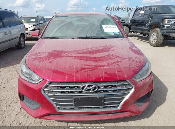 3KPC24A65NE154364 2022 HYUNDAI ACCENT Red ხელსაწყოთა პანელის ხედი