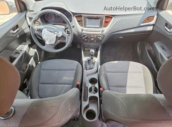3KPC24A65NE168166 2022 HYUNDAI ACCENT White Vista del salpicadero