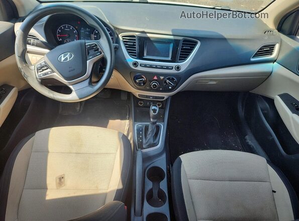 3KPC24A66LE113948 2020 HYUNDAI ACCENT White Dashboard view