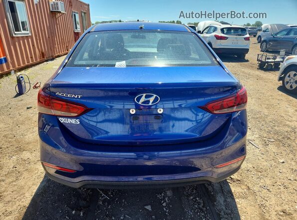 3KPC24A66ME129021 2021 HYUNDAI ACCENT Blue Vista trasera