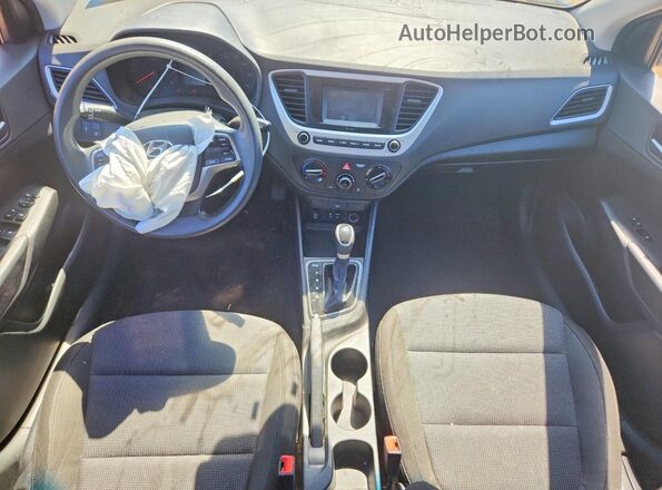 3KPC24A66ME129021 2021 HYUNDAI ACCENT Blue Vista del salpicadero