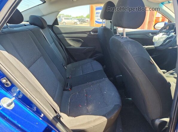 3KPC24A66ME129021 2021 HYUNDAI ACCENT Blue Vista de los asientos traseros