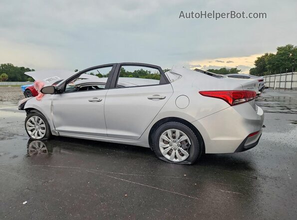 3KPC24A66ME129584 2021 HYUNDAI ACCENT Silver Trasero izquierdo