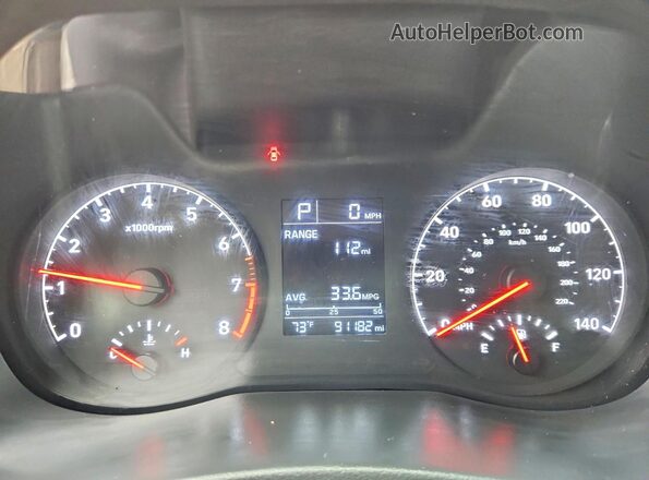 3KPC24A66ME133442 2021 HYUNDAI ACCENT Silver Widok zestawu wskaźników