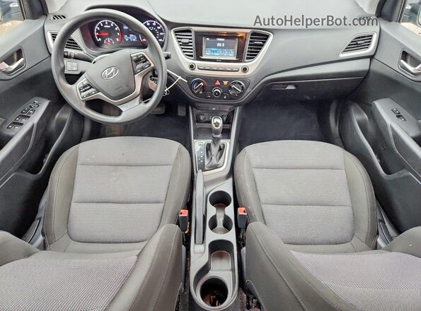 3KPC24A66ME133442 2021 HYUNDAI ACCENT Silver Widok deski rozdzielczej