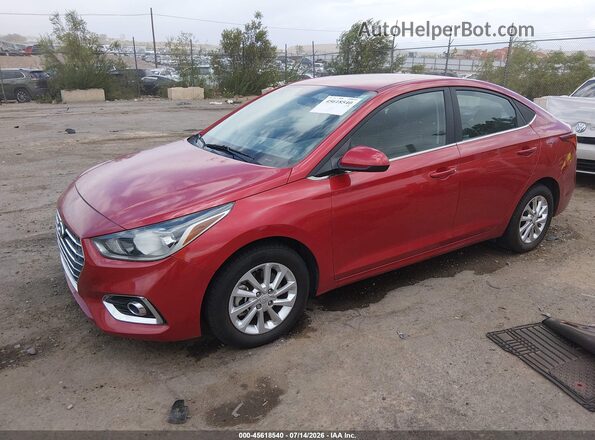 3KPC24A66ME134672 2021 HYUNDAI ACCENT Red Передня ліва чверть