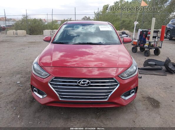 3KPC24A66ME134672 2021 HYUNDAI ACCENT Red Вид панелі приладів