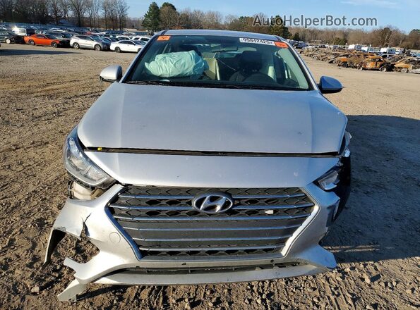 3KPC24A66ME138219 2021 HYUNDAI ACCENT Silver წინა ხედი
