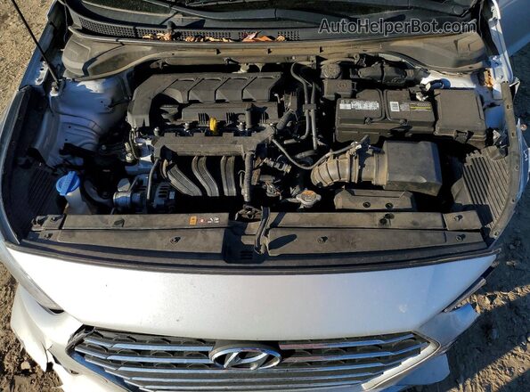 3KPC24A66ME138219 2021 HYUNDAI ACCENT Silver უკანა სალონის ხედი