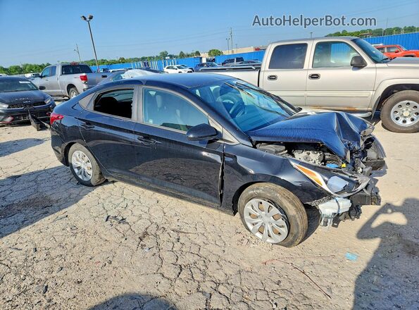 3KPC24A66ME146594 2021 HYUNDAI ACCENT Черный Передняя правая четверть