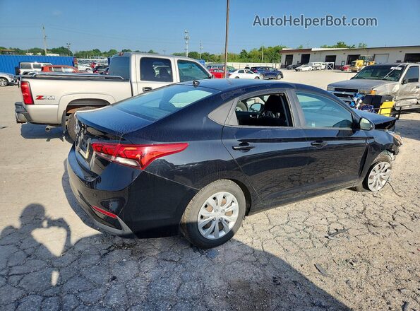 3KPC24A66ME146594 2021 HYUNDAI ACCENT Черный Задняя правая четверть