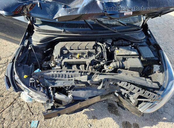 3KPC24A66ME146594 2021 HYUNDAI ACCENT Черный Вид задней части салона