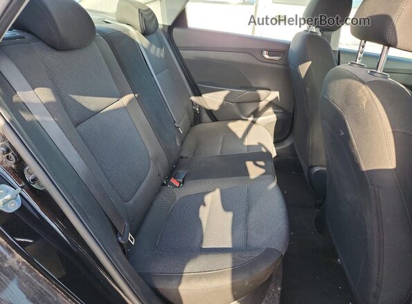 3KPC24A66ME146594 2021 HYUNDAI ACCENT Черный Вид задних сидений