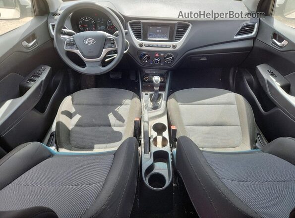 3KPC24A66ME149429 2021 HYUNDAI ACCENT Белый Вид панели приборов