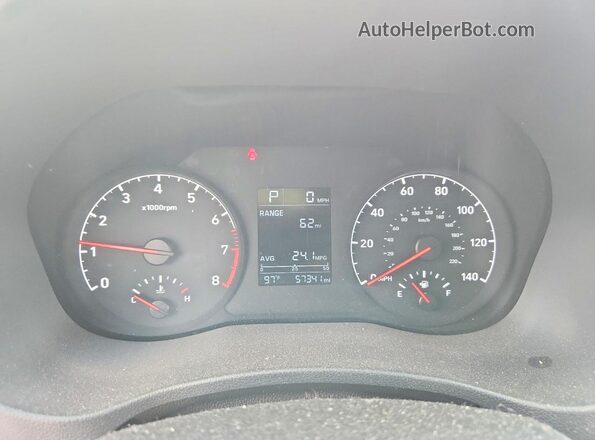 3KPC24A66ME149429 2021 HYUNDAI ACCENT Белый Вид щитка приборов