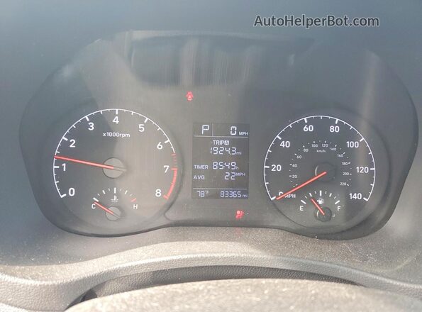 3KPC24A66ME151391 2021 HYUNDAI ACCENT Белый Вид щитка приборов