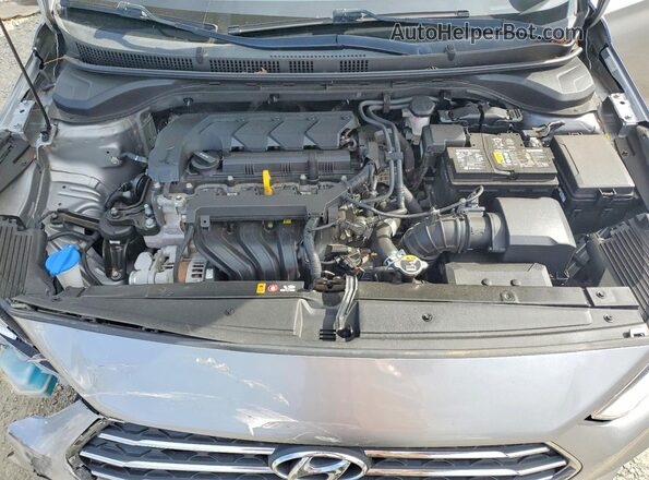 3KPC24A66ME151391 2021 HYUNDAI ACCENT Белый Вид задней части салона