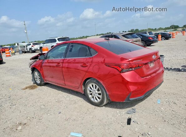 3KPC24A66NE158052 2022 HYUNDAI ACCENT/L Burgundy Trasero izquierdo