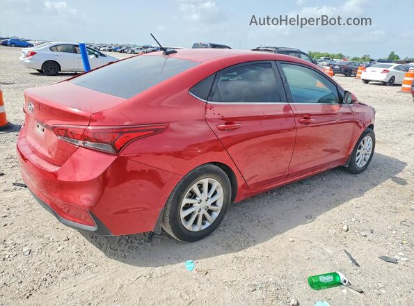 3KPC24A66NE158052 2022 HYUNDAI ACCENT/L Burgundy Trasero derecho
