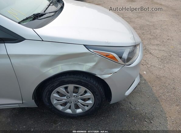 3KPC24A66NE163882 2022 HYUNDAI ACCENT Silver Front view