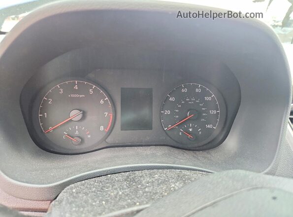 3KPC24A66NE187714 2022 HYUNDAI ACCENT Blue Սարքավորումների վահանակի տեսք