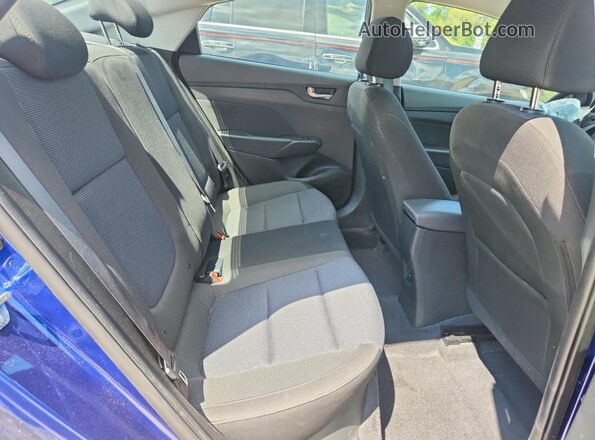 3KPC24A66NE187714 2022 HYUNDAI ACCENT Blue Հետևի նստատեղերի տեսք