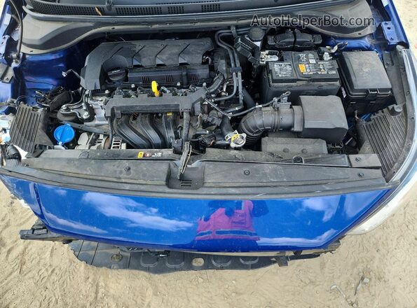 3KPC24A66NE187714 2022 HYUNDAI ACCENT Blue Սալոնի հետևի տեսք