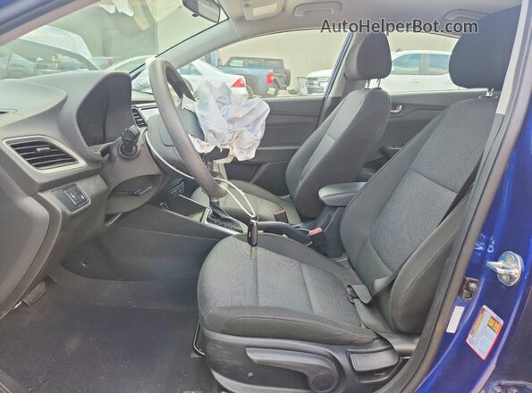 3KPC24A66NE187714 2022 HYUNDAI ACCENT Blue Սալոնի դիմացի տեսք
