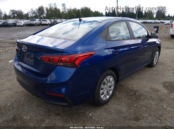 3KPC24A67LE118513 2020 HYUNDAI ACCENT Blue Trasero derecho