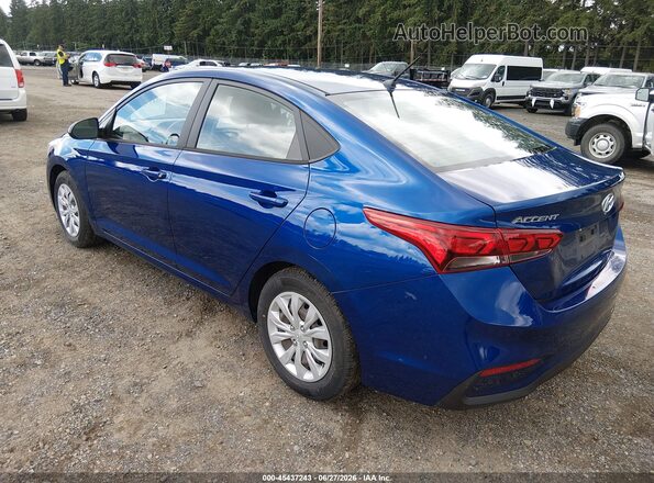 3KPC24A67LE118513 2020 HYUNDAI ACCENT Blue Trasero izquierdo