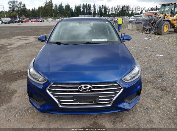 3KPC24A67LE118513 2020 HYUNDAI ACCENT Blue Vista del cuadro de instrumentos