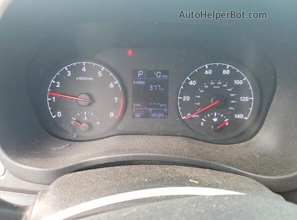 3KPC24A67LE118625 2020 HYUNDAI ACCENT Silver Սարքավորումների վահանակի տեսք
