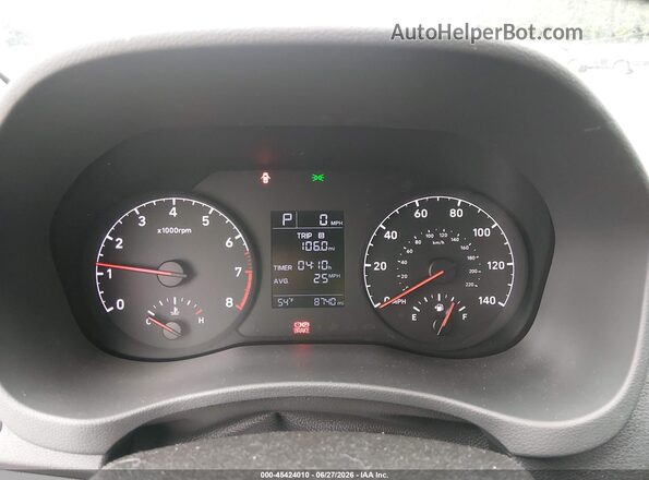 3KPC24A67LE118706 2020 HYUNDAI ACCENT Gray Հետևի նստատեղերի տեսք