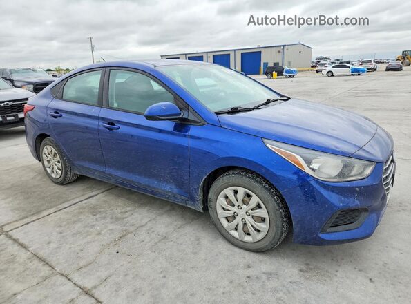 3KPC24A67ME147611 2021 HYUNDAI ACCENT Blue Przód prawy