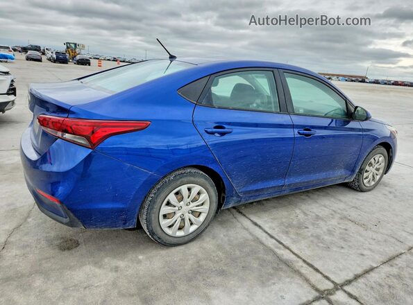 3KPC24A67ME147611 2021 HYUNDAI ACCENT Blue Tył prawy