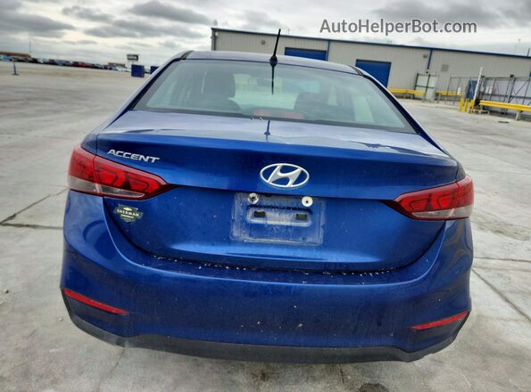 3KPC24A67ME147611 2021 HYUNDAI ACCENT Blue Widok z tyłu