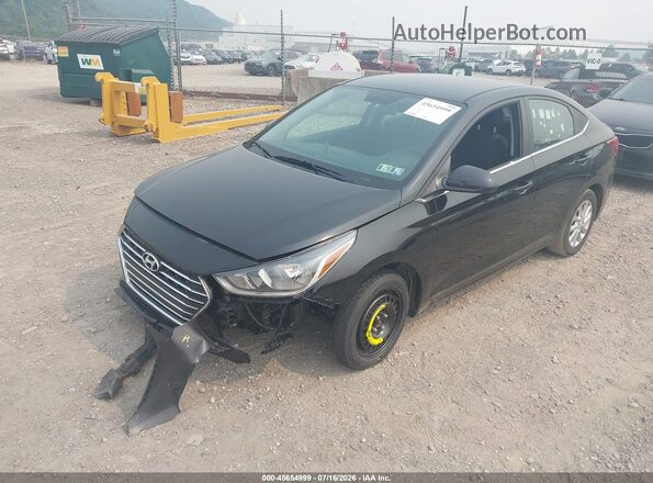 3KPC24A67NE179072 2022 HYUNDAI ACCENT Black Vista tres cuartos delantera izquierda