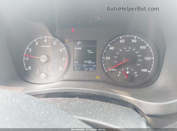 3KPC24A67NE179072 2022 HYUNDAI ACCENT Black Vista de los asientos traseros