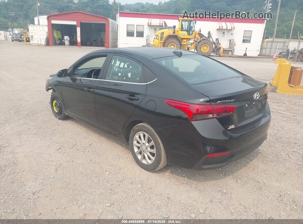 3KPC24A67NE179072 2022 HYUNDAI ACCENT Black Trasero izquierdo