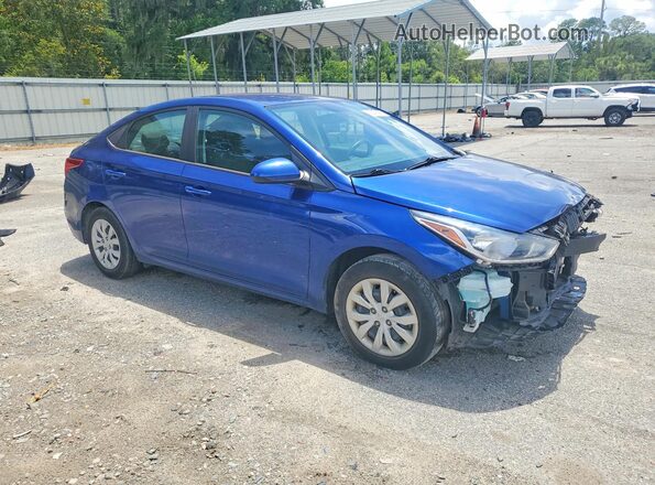 3KPC24A67NE183283 2022 HYUNDAI ACCENT Blue Przód prawy