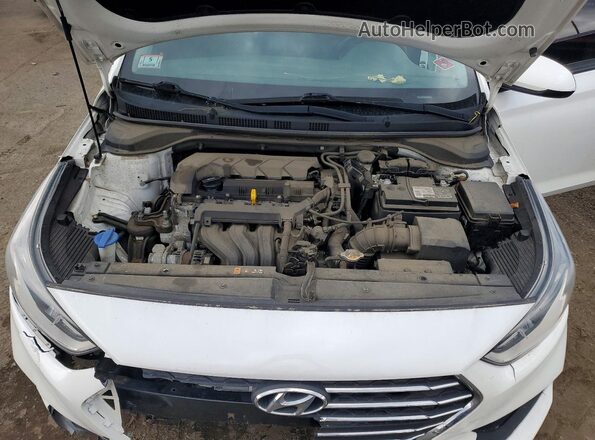 3KPC24A68LE099616 2020 HYUNDAI ACCENT White უკანა სალონის ხედი