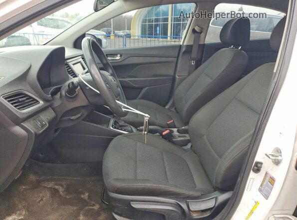 3KPC24A68LE099616 2020 HYUNDAI ACCENT White წინა სალონის ხედი