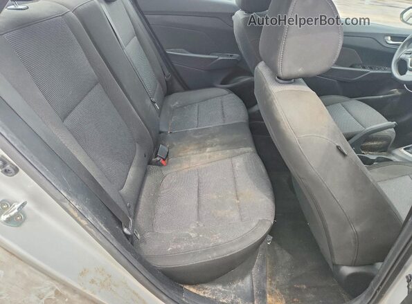 3KPC24A68LE113336 2020 HYUNDAI ACCENT Серебряный Вид задних сидений