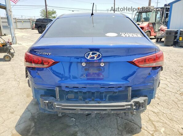 3KPC24A68LE115278 2020 HYUNDAI ACCENT Blue უკანა ხედი