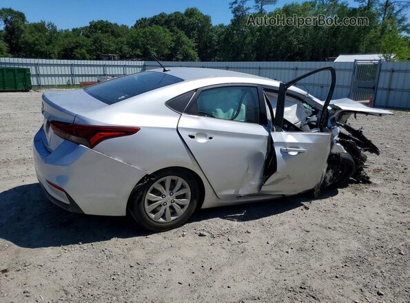 3KPC24A68ME132115 2021 HYUNDAI ACCENT Серебряный Задняя правая четверть
