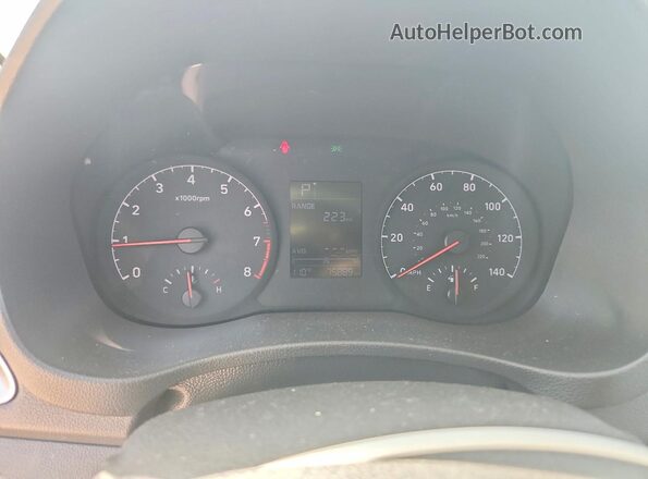 3KPC24A68ME148573 2021 HYUNDAI ACCENT Silver Vista del cuadro de instrumentos