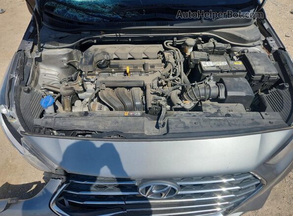 3KPC24A68ME148573 2021 HYUNDAI ACCENT Silver Vista interior trasera