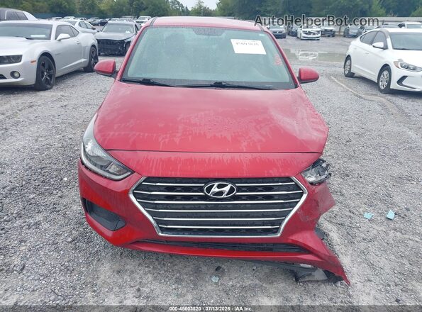 3KPC24A68NE160711 2022 HYUNDAI ACCENT Red Widok zestawu wskaźników